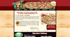 Desktop Screenshot of foxspizzadentexas.com